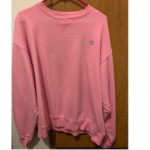 pink champion crew neck